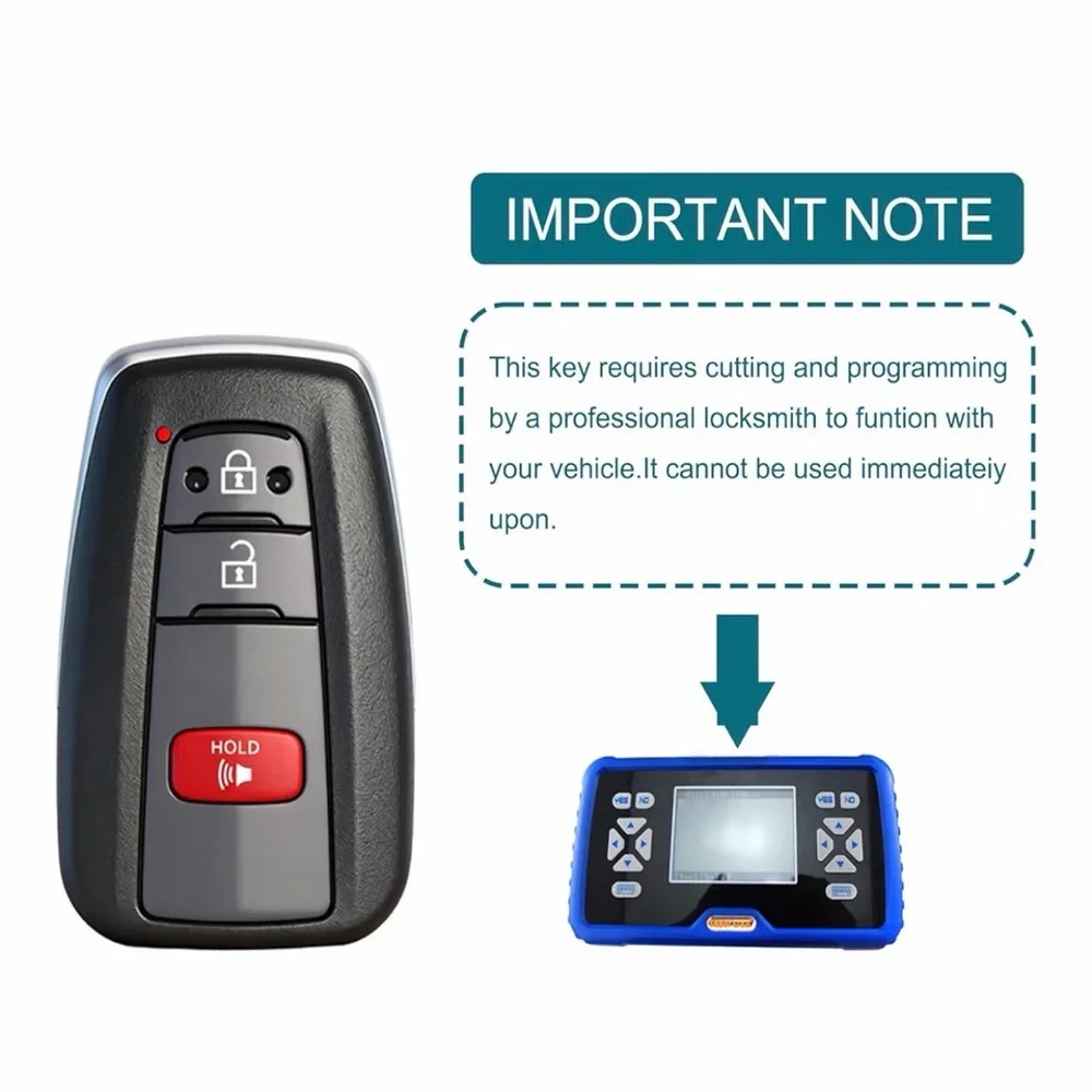 Smart key Fob for Toyota RAV4 2019-2023 - Picture 4 of 10